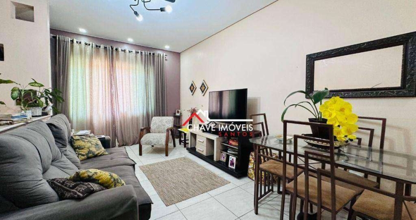 Sobrado com 3 dormitórios à venda, 118 m² por R$ 720.000,00 - Marapé - Santos/SP