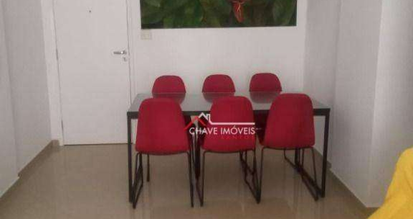 Apartamento com 2 dormitórios, 105 m² - venda por R$ 680.000,00 ou aluguel por R$ 4.500,02/mês - Gonzaga - Santos/SP