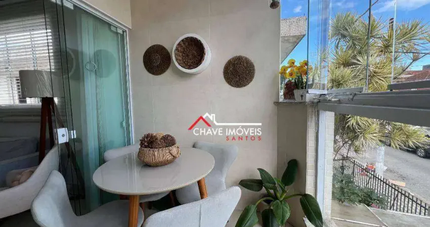 Sobrado com 2 dormitórios à venda, 90 m² por R$ 870.000,00 - Embaré - Santos/SP