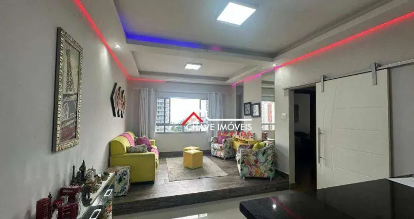 Apartamento com 4 dormitórios à venda, 126 m² por R$ 880.000,00 - Gonzaga - Santos/SP