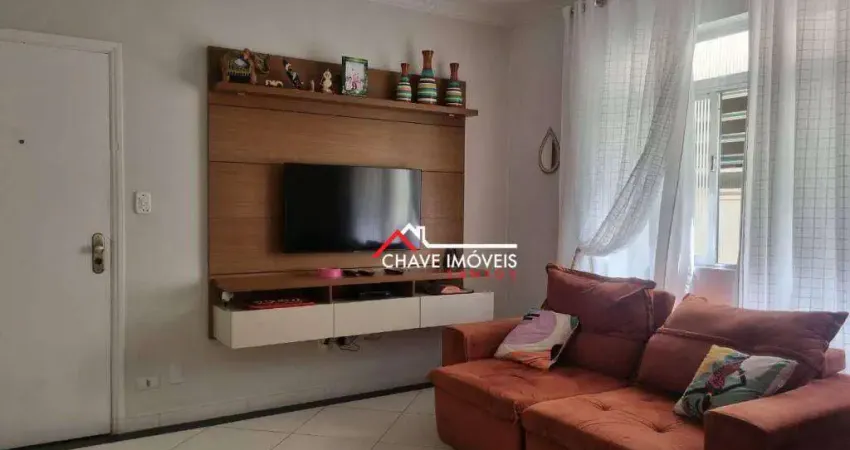 Apartamento com 2 dormitórios à venda, 96 m² por R$ 395.000,00 - Boqueirão - Santos/SP
