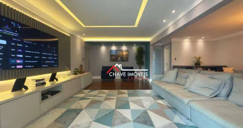Apartamento à venda, 205 m² por R$ 1.800.000,00 - Aparecida - Santos/SP