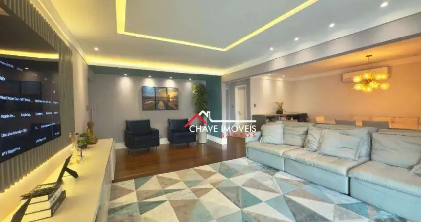 Apartamento à venda, 205 m² por R$ 1.900.000,00 - Aparecida - Santos/SP
