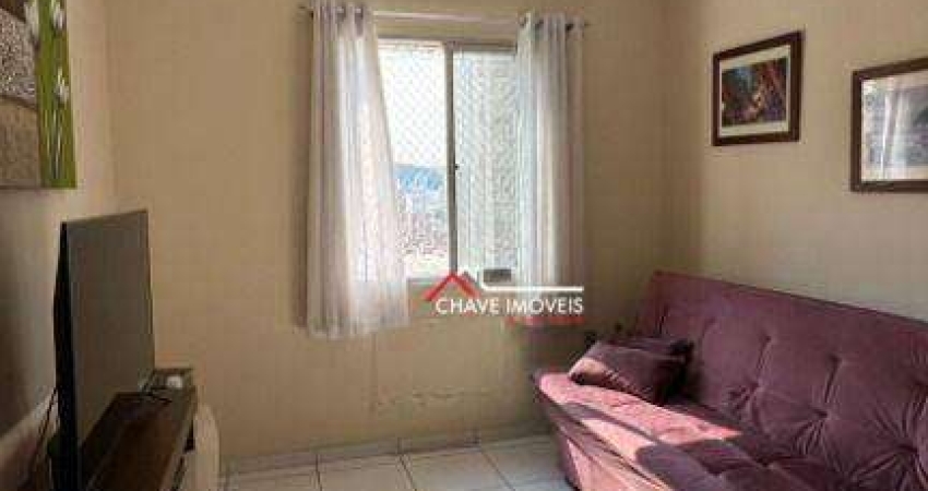 Apartamento com 1 dormitório à venda, 44 m² por R$ 315.000,00 - José Menino - Santos/SP