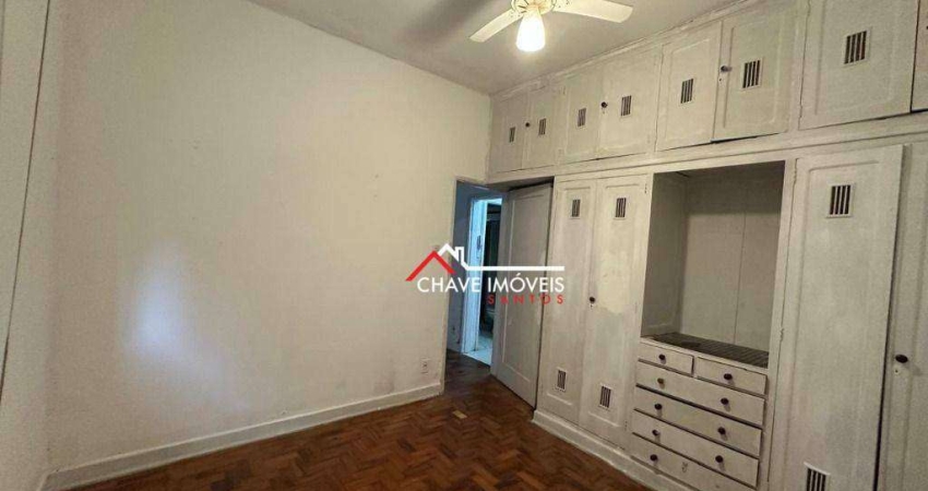 Apartamento com 1 dormitório à venda, 48 m² por R$ 318.000,00 - Embaré - Santos/SP