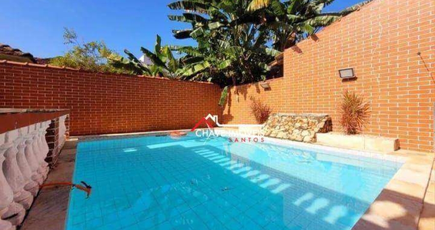 Sobrado com 3 dormitórios à venda, 130 m² por R$ 1.590.000,00 - Campo Grande - Santos/SP