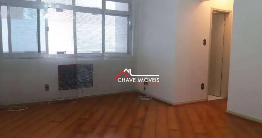 Apartamento com 2 dormitórios à venda, 100 m² por R$ 850.000,00 - Campo Grande - Santos/SP