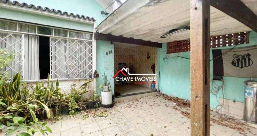 Casa com 2 dormitórios à venda, 125 m² por R$ 790.000,00 - Aparecida - Santos/SP