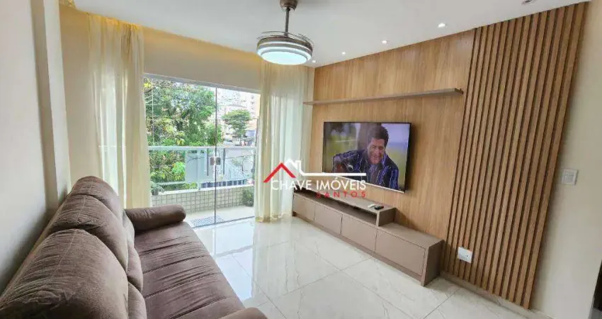 Apartamento com 3 dormitórios à venda, 138 m² por R$ 1.272.000,00 - Ponta da Praia - Santos/SP