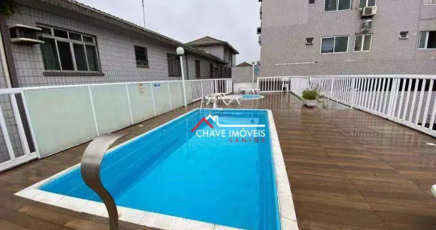 Apartamento com 1 dormitório à venda, 56 m² por R$ 425.000,00 - Aparecida - Santos/SP