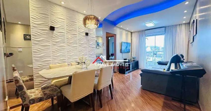 Apartamento com 3 dormitórios à venda, 189 m² por R$ 543.000,00 - Paquetá - Santos/SP