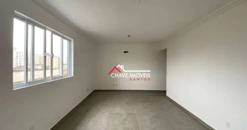 Apartamento com 2 dormitórios à venda, 65 m² por R$ 520.000,00 - Macuco - Santos/SP