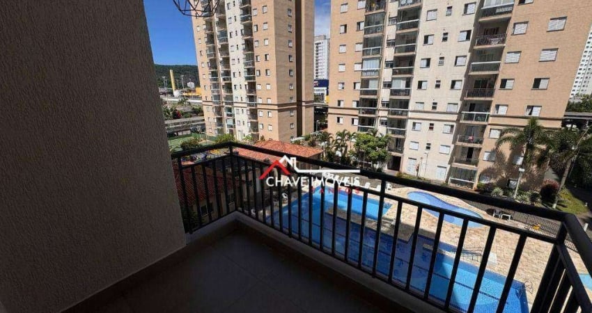 Apartamento com 3 dormitórios à venda, 69 m² por R$ 440.000,00 - Areia Branca - Santos/SP
