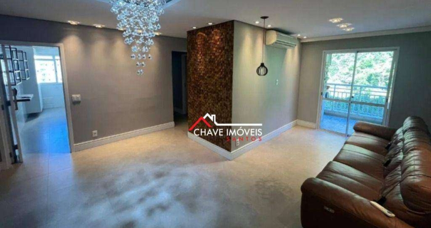 APARTAMENTO À VENDA 84M², 3 QUARTOS, 1 SUÍTE, BANHEIRO SOCIAL, VAGA DE GARAGEM COLETIVA - BAIRRO MARAPÉ EM SANTOS/SP
