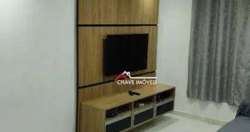 Apartamento com 2 dormitórios à venda, 56 m² por R$ 265.000,00 - Chico de Paula - Santos/SP