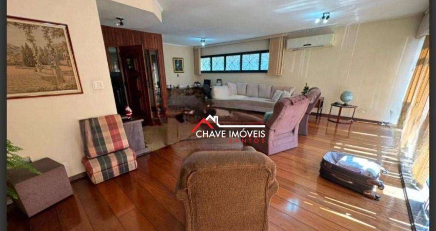 Apartamento com 4 dormitórios à venda, 152 m² por R$ 850.000,00 - Gonzaga - Santos/SP