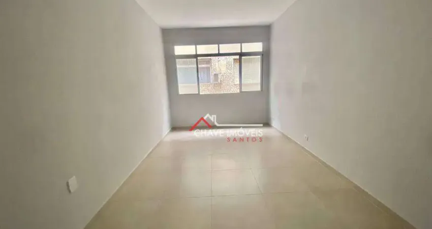Apartamento com 2 dormitórios à venda, 75 m² por R$ 420.000,00 - Embaré - Santos/SP