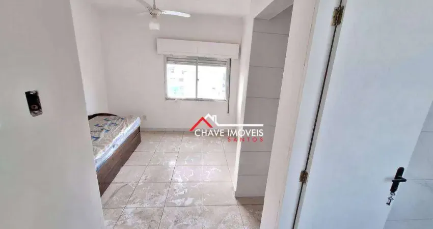 Apartamento com 1 dormitório à venda, 40 m² por R$ 320.000,00 - Embaré - Santos/SP