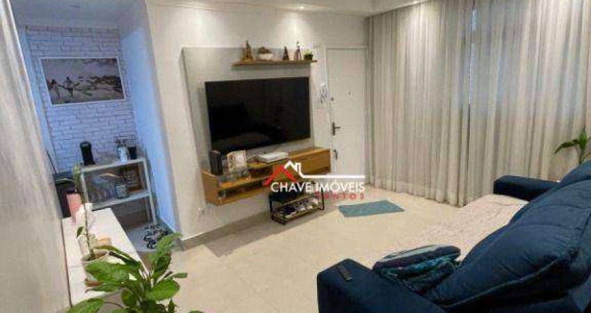 APARTAMENTO À VENDA 63M², 2 DORMITÓRIOS  BAIRRO CAMPO GRANDE EM SANTOS/SP