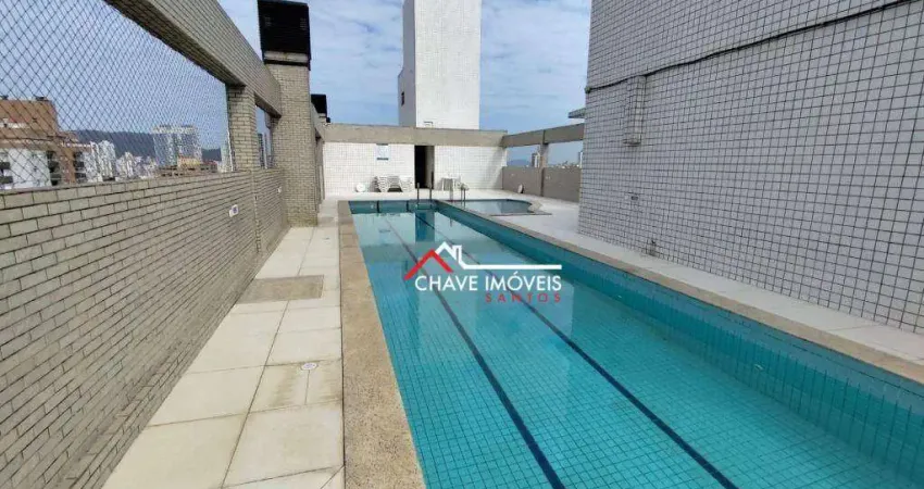 Apartamento com 3 dormitórios à venda, 80 m² por R$ 750.000,00 - Aparecida - Santos/SP