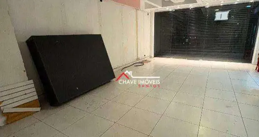 Loja para alugar, 165 m² por R$ 3.000,02/mês - Centro - Santos/SP