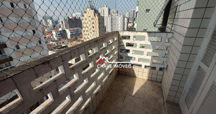 Apartamento com 1 dormitório à venda, 54 m² por R$ 290.000,00 - Embaré - Santos/SP