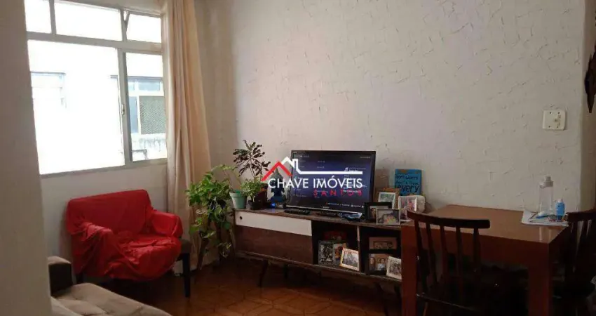 Apartamento com 3 dormitórios à venda, 79 m² por R$ 335.000,00 - Encruzilhada - Santos/SP