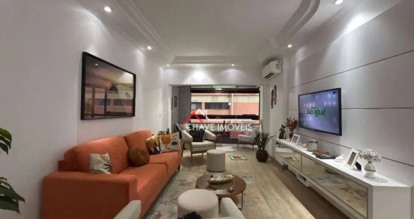 Apartamento com 2 dormitórios à venda, 116 m² por R$ 1.150.000,00 - Aparecida - Santos/SP