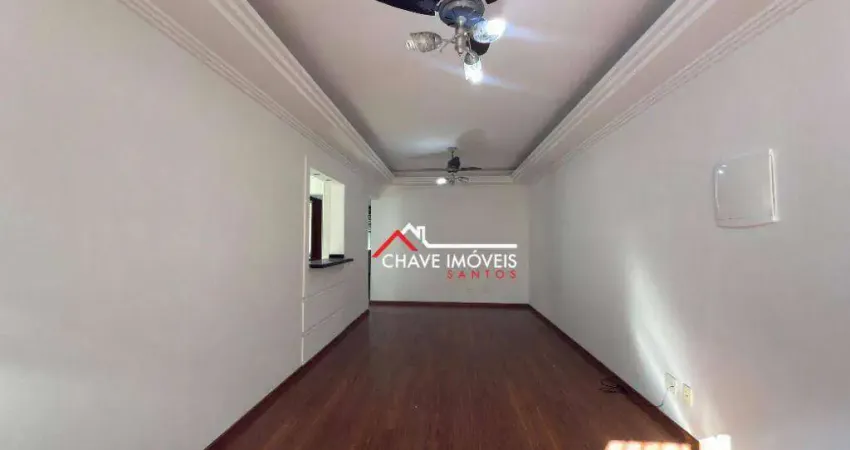 Apartamento com 2 dormitórios à venda, 105 m² por R$ 638.000,00 - Gonzaga - Santos/SP