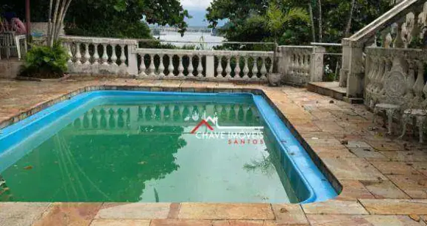 Sobrado à venda, 600 m² por r$ 3.700.000,00 - ilha porchat - são vicente/sp