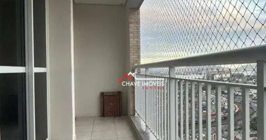 Kitnet com 1 dormitório para alugar, 54 m² por r$ 3.000/mês - vila mathias - santos/sp