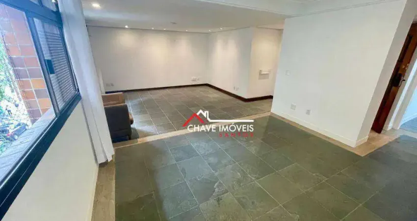 Apartamento com 3 dormitórios à venda, 150 m² por r$ 1.170.000,00 - aparecida - santos/sp