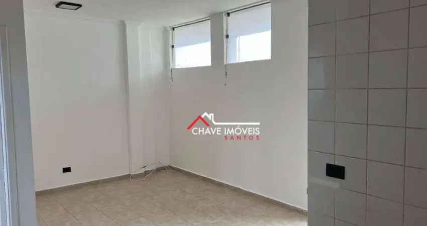 Apartamento com 2 dormitórios para alugar, 70 m² por r$ 3.380,02/mês - gonzaga - santos/sp