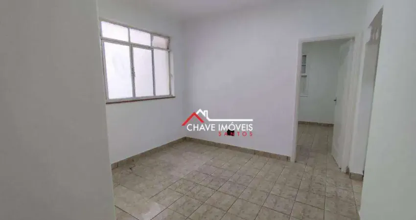 Apartamento com 2 dormitórios à venda, 59 m² por r$ 288.000,00 - marapé - santos/sp