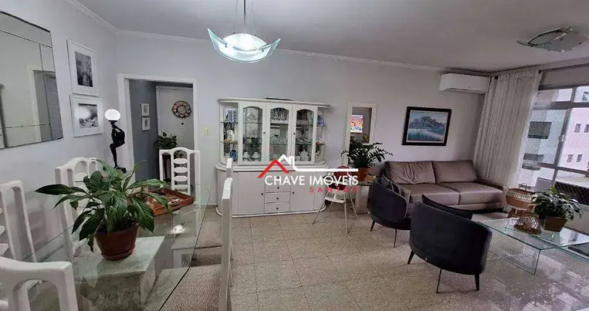 Apartamento com 3 dormitórios à venda, 135 m² por r$ 1.089.000,00 - ponta da praia - santos/sp