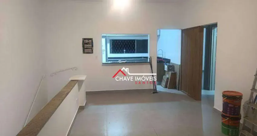Casa com 2 dormitórios à venda, 82 m² por r$ 640.000,00 - embaré - santos/sp