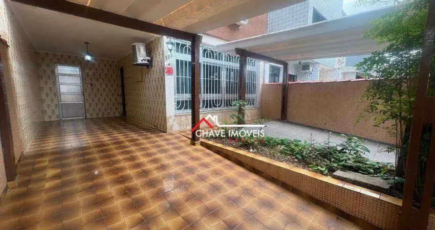 Casa com 5 dormitórios para alugar, 200 m² por r$ 7.800,01/mês - embaré - santos/sp