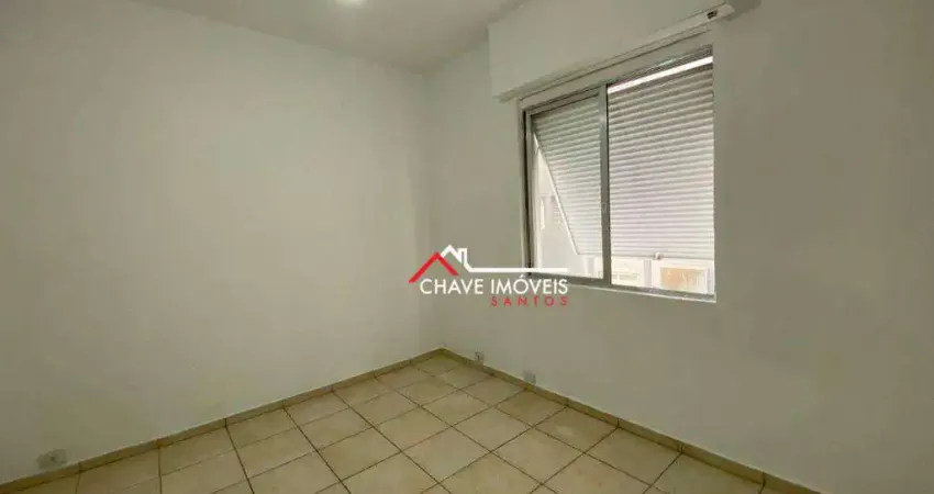 Kitnet com 1 dormitório à venda, 24 m² por r$ 245.000,00 - embaré - santos/sp