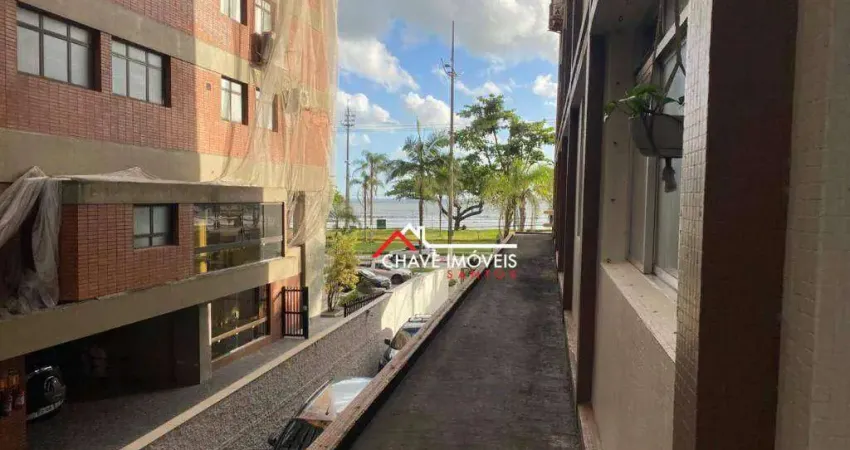 Apartamento com 3 dormitórios para alugar, 104 m² por r$ 4.500,02/mês - aparecida - santos/sp