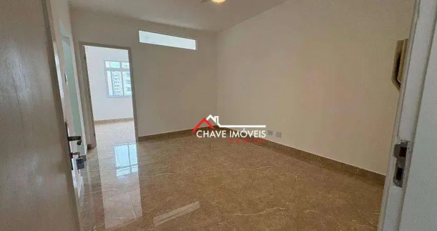 Apartamento com 2 dormitórios para alugar, 69 m² por r$ 3.500,02/mês - embaré - santos/sp
