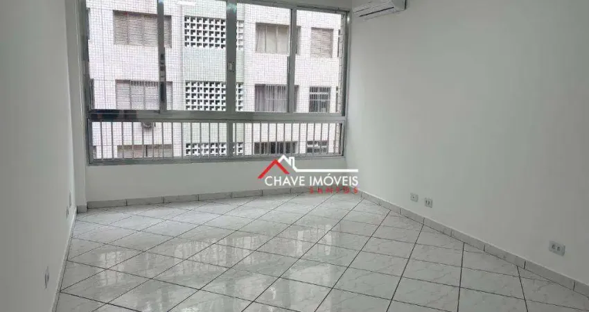 Apartamento com 2 dormitórios para alugar, 72 m² por r$ 3.700,02/mês - aparecida - santos/sp