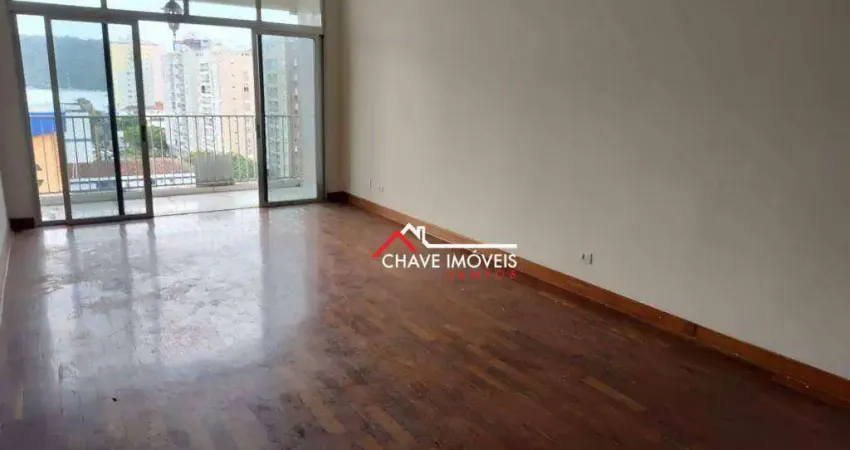 Apartamento para alugar, 224 m² por r$ 6.500,02/mês - ponta da praia - santos/sp