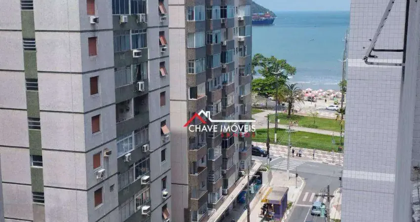 Apartamento com 2 dormitórios à venda, 65 m² por r$ 513.000,00 - ponta da praia - santos/sp