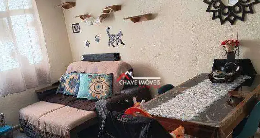 Apartamento com 1 dormitório à venda, 59 m² por r$ 270.000,00 - boa vista - são vicente/sp