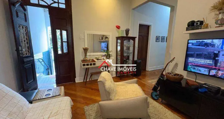 Casa com 2 dormitórios à venda, 92 m² por r$ 670.000,00 - campo grande - santos/sp