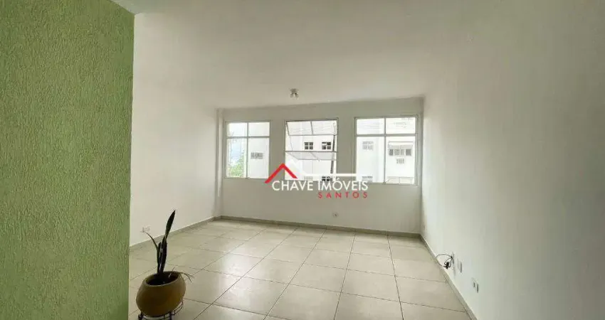 Apartamento com 2 dormitórios para alugar, 116 m² por r$ 4.800,01/mês - ponta da praia - santos/sp