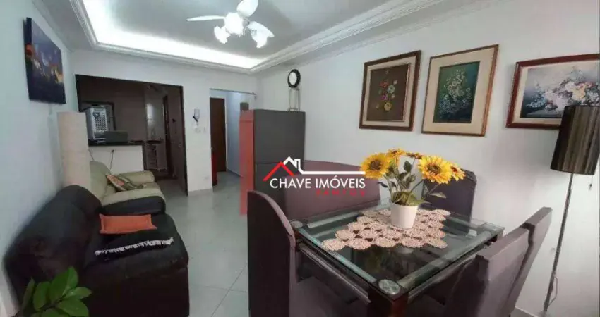 Apartamento com 2 dormitórios à venda, 81 m² por r$ 750.000,00 - josé menino - santos/sp