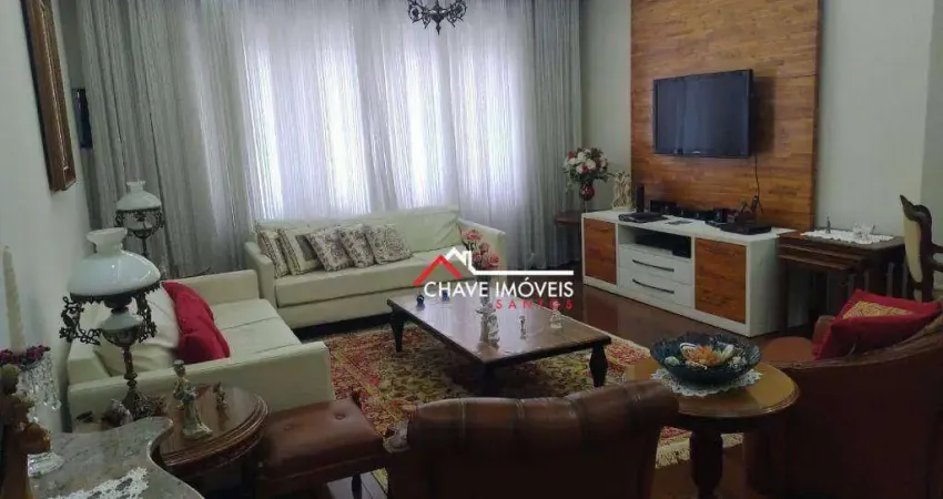 Apartamento com 4 dormitórios à venda, 167 m² por r$ 990.000,00 - gonzaga - santos/sp