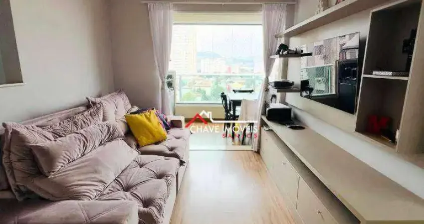 Apartamento com 2 dormitórios à venda, 64 m² por r$ 730.000,00 - campo grande - santos/sp