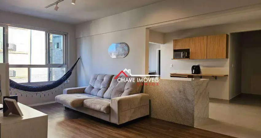 Apartamento com 3 dormitórios à venda, 130 m² por r$ 950.000,00 - pompéia - santos/sp